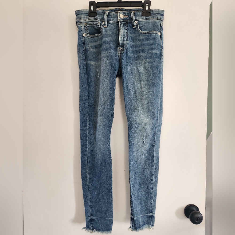 Lucky Brand Light Blue Ankle Crop Skinny Jeans